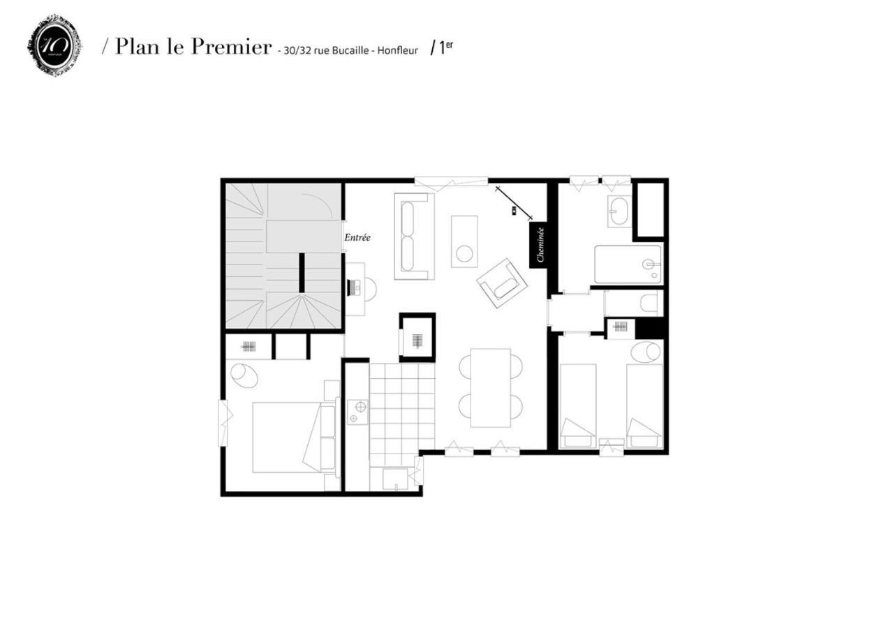 Ferienwohnung L' Annexe Du 10Honfleur Exterior foto